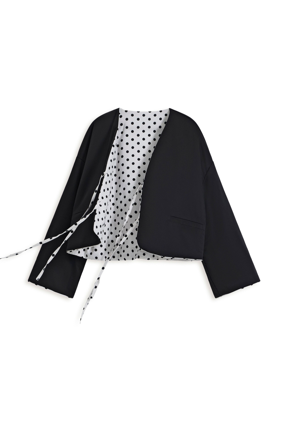 Куртка двустронняя TULUP white/black
