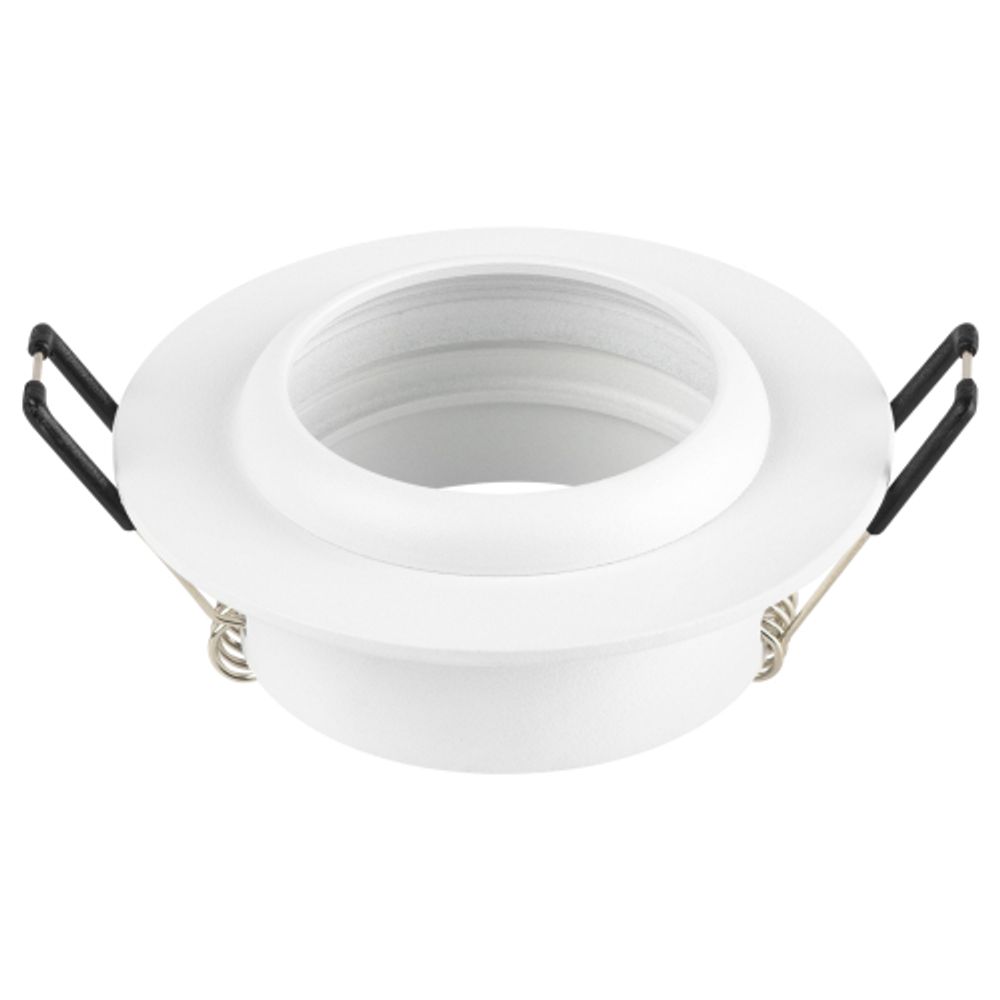 Светильник встраиваемый алюминиевый ЭРА KL109 WH под лампу MR16 GU5.3 белый матовый