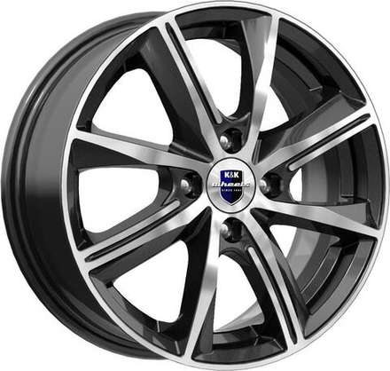 K&K Арнар 6x15 4x100 ET 50 Dia 60.1 (алмаз черный)