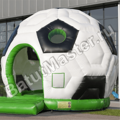 Коммерческий надувной батут «Футбольный мяч» с крышей, 4,5*4,5*5