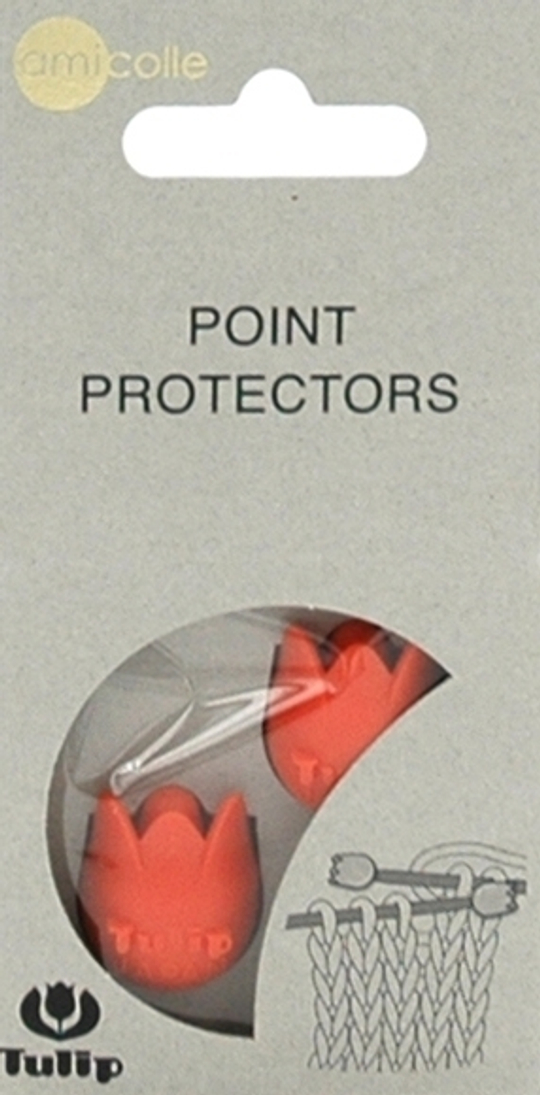 Наконечники для спиц и лески "amicolle" тюльпан 4,00*6,5мм (оранжевые)