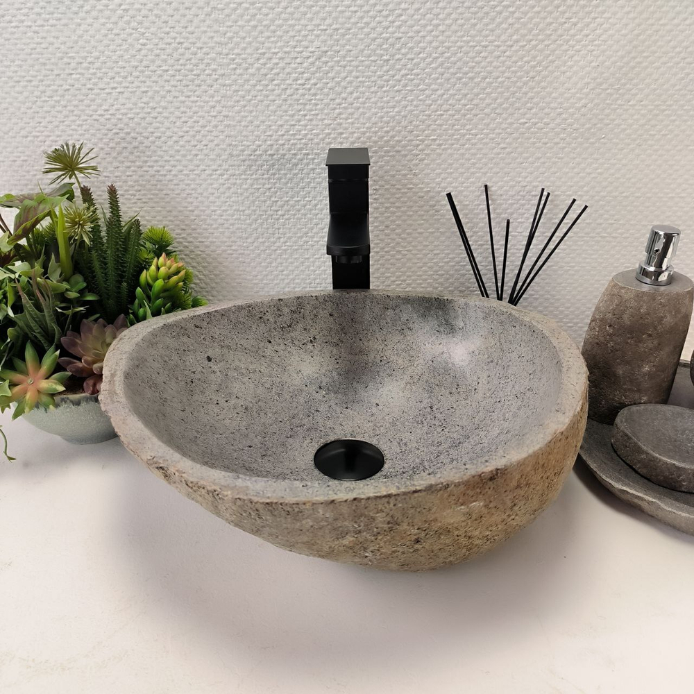 Раковина из речного камня RS-63892 (43*42*15) 0120