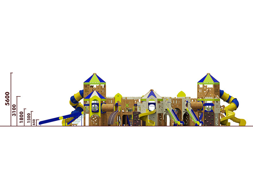Игровой комплекс 07110.21 для детей 6-12 лет для уличной площадки