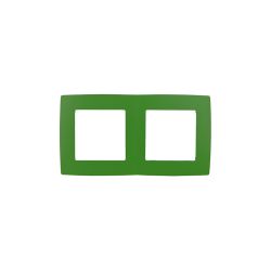 12-5002-27 ЭРА Рамка на 2 поста, Эра12, зелёный