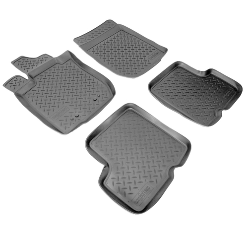 Ковры в салон Norplast/Unidec для Renault Logan (2006-)Полиуретан,Черный, арт.NPL-Po-69-24