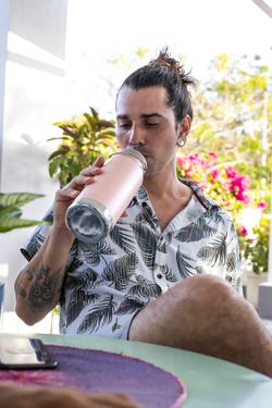 Термобутылка Klean Kanteen TKWide Twist Cap 32oz (946 мл) Peach Parfait