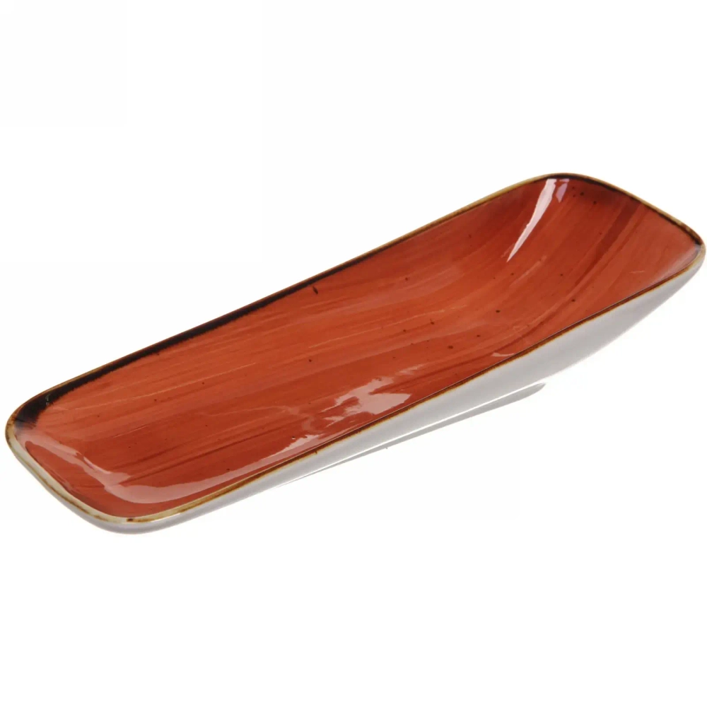 Тарелка керамическая «Corsica orange» сервировочная 26*9,5*5см