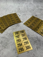 Нумерация на шкафчики, набор