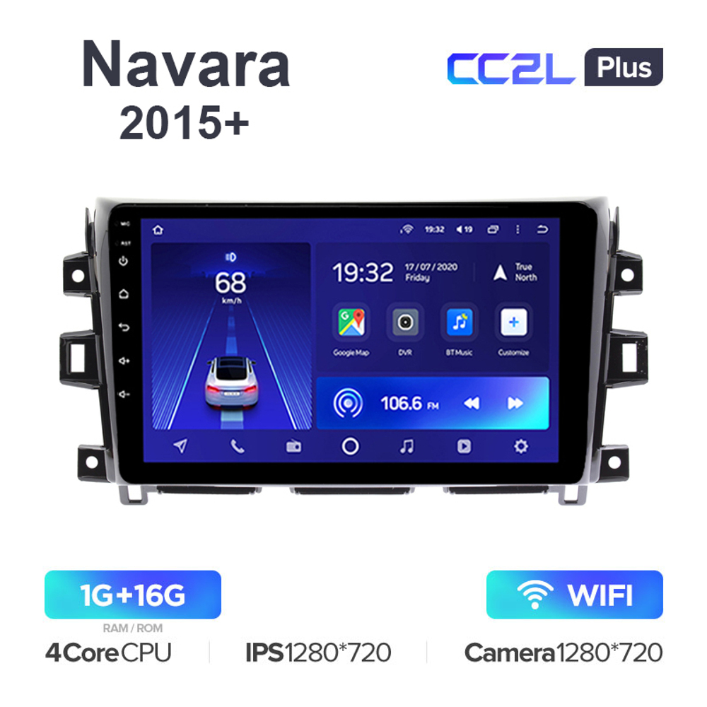 Teyes CC2L Plus 10,2"для Nissan Navara 2015+