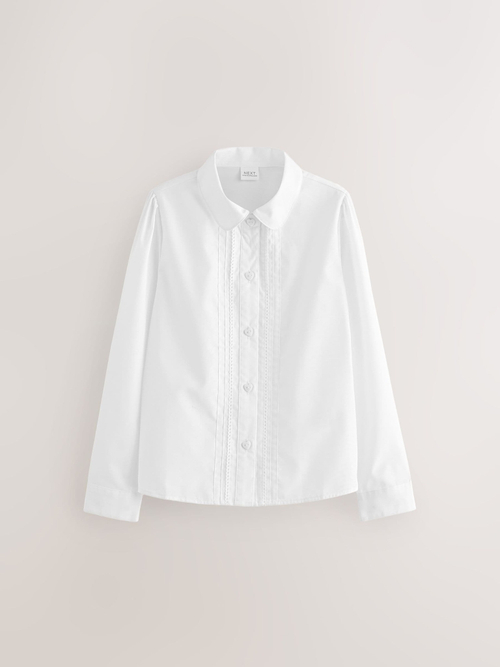 Рубашка школьная для девочки Next Q76-822, 2 шт., Белый