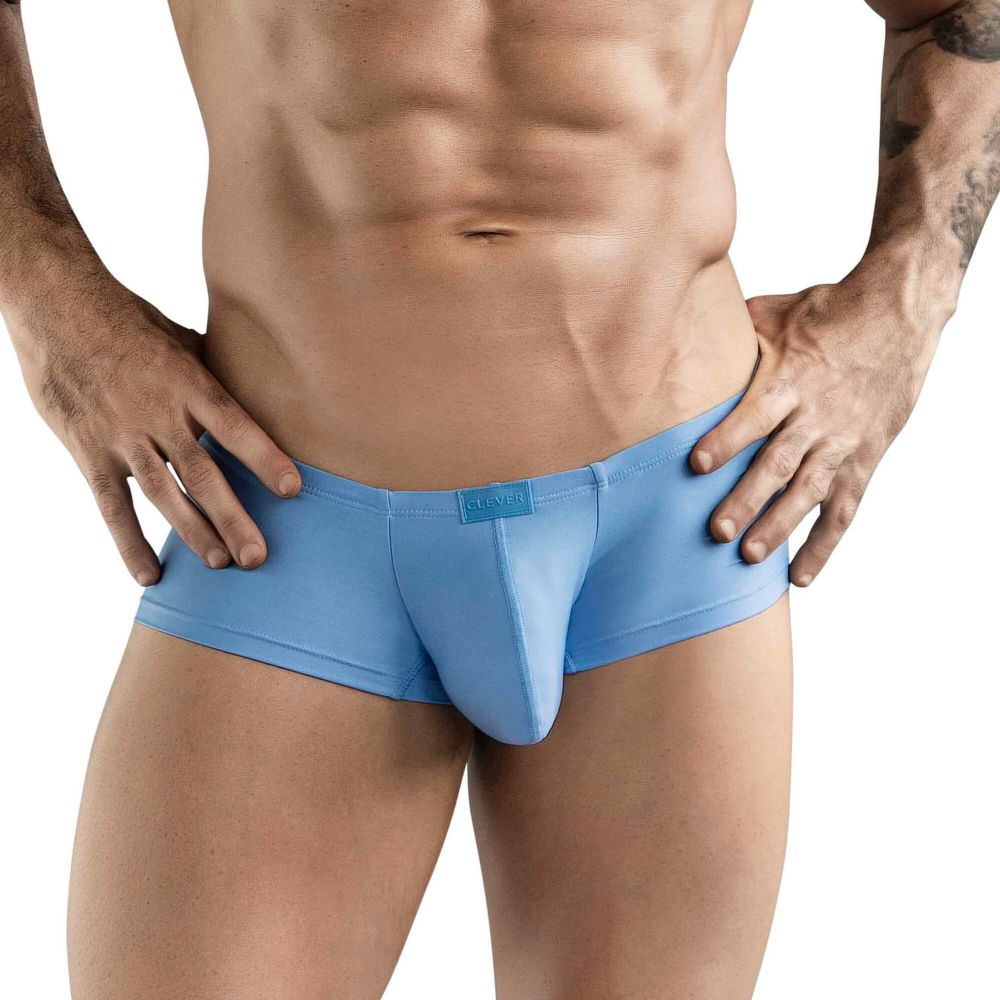 Мужские трусы хипсы голубые Clever MAYA TRUNKS 178007