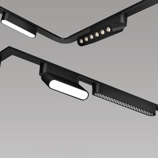 359080 SHINO NT23 180 черный Трековый светильник для низковольтного шинопровода IP20 LED 12W 48V 4000K 720Лм SMAL