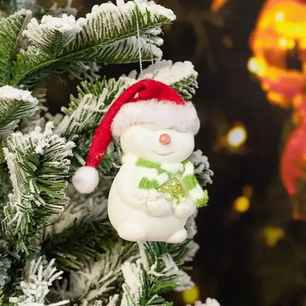 Елочное украшение Снеговичёк 6*6*10см.