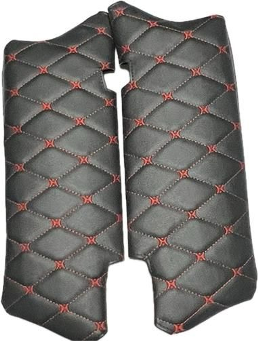 Чехлы на козырьки ВАЗ 2110, 2111, 2112 (красная нить Бабочка)