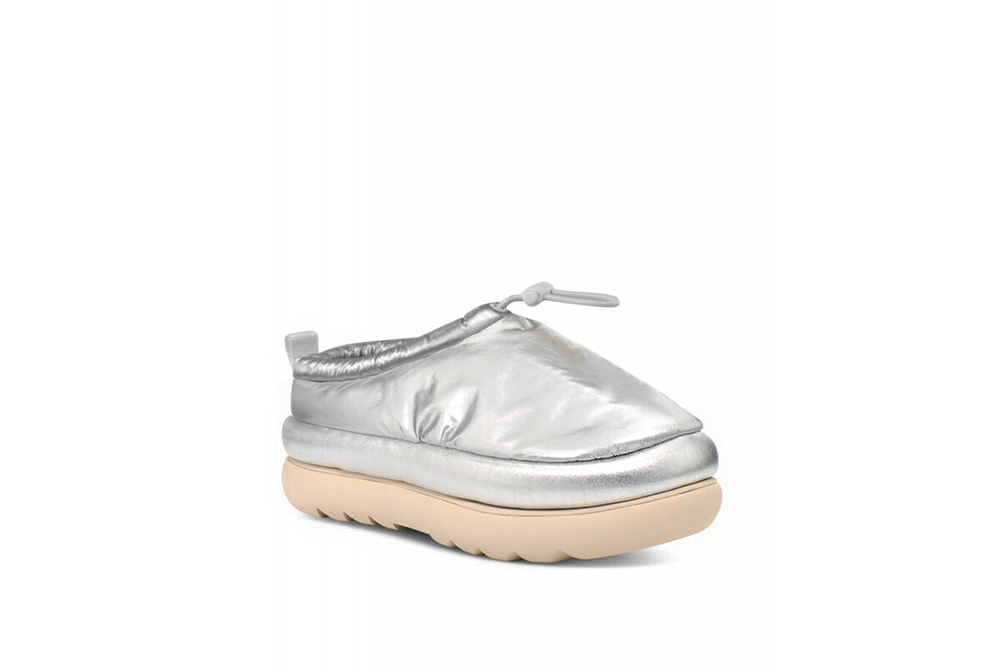 UGG Maxi Heritage Braid Clog-Silver