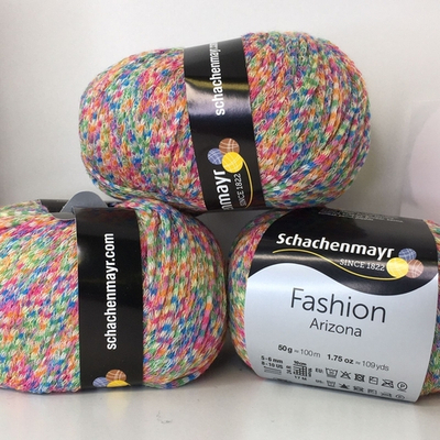 Stock Italy Fashion Arizona Schachenmayr  100% хлопок . 200м/100гр . col.00086   Вес моточка примерно 50гр Цена за моток