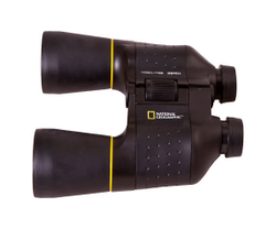 Эргономичный корпус National Geographic 10x50 с нескользящим покрытием