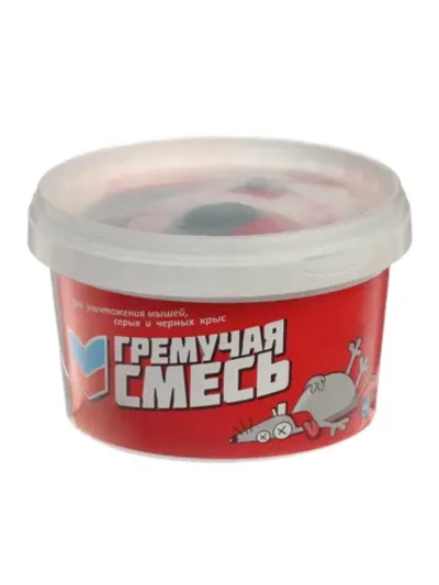 Тесто-брикеты от грызунов "Гремучая смесь", банка, 500 г
