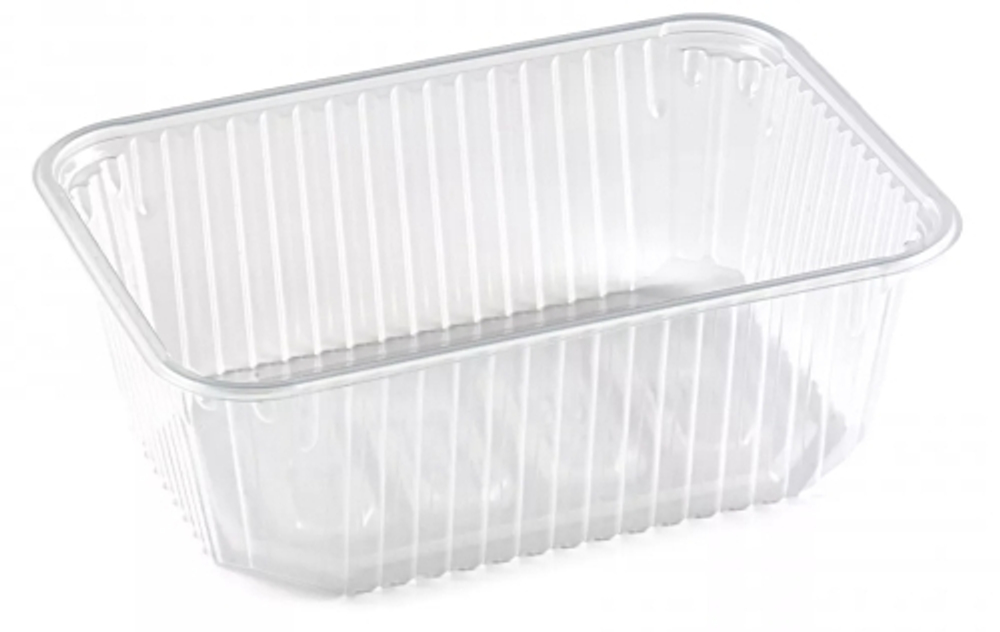 Одноразовые контейнеры 1000мл 186х132х64мм без крышки ПП (100/500шт)