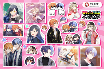 Стикерлист "Vivid BAD SQUAD"
