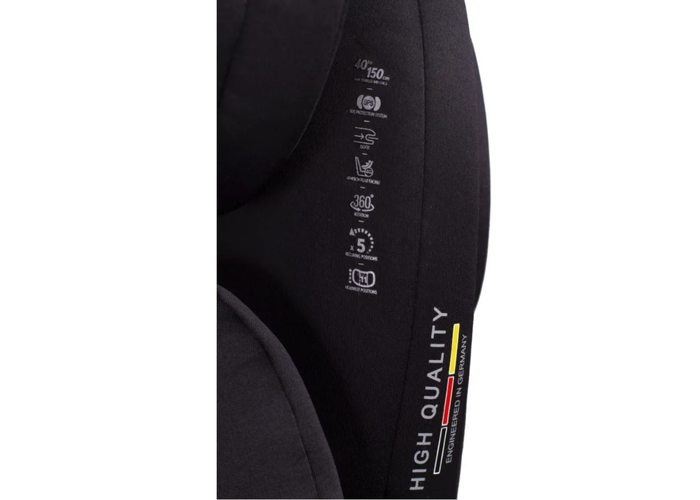 Автокресло Peppy Premier Isofix 0-36 I-Size (black)