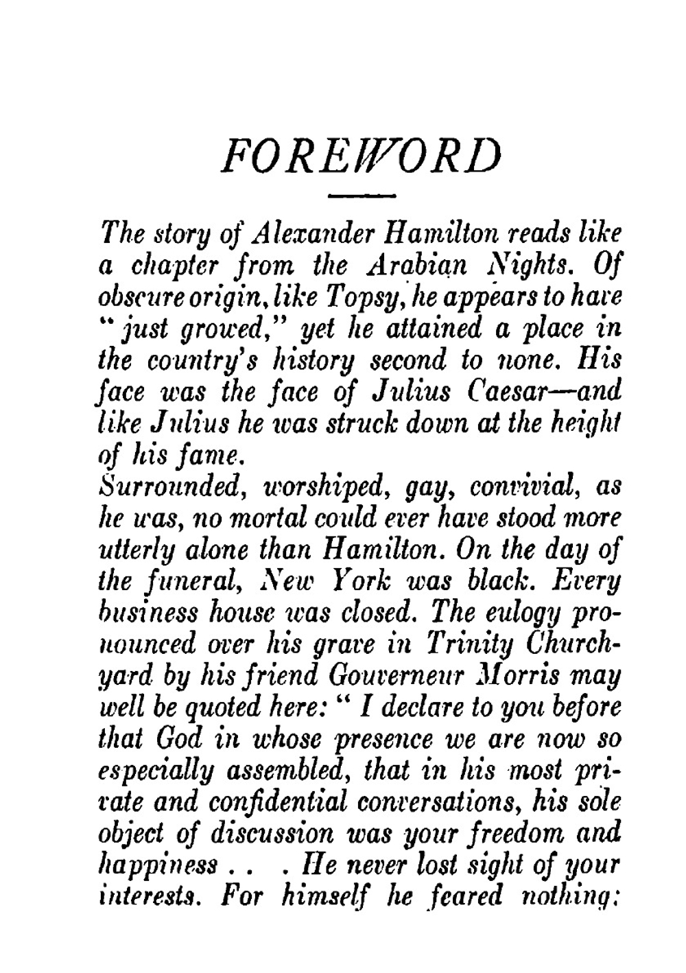 Alexander Hamilton | Hubbard Elbert