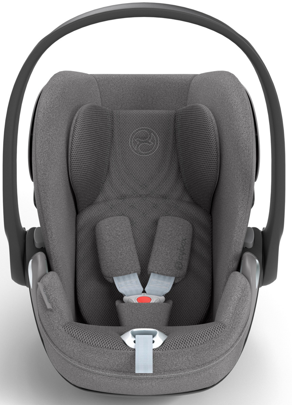 Коляска Cybex Coya Rosegold Frame Cloud T i-Size Mirage Grey Plus Mirage Grey с дождевиком и бампером