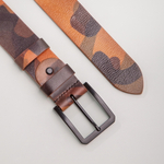 Ремень El Vaquero с запряжником, натуральная кожа (Италия), пряжка 40мм, замак