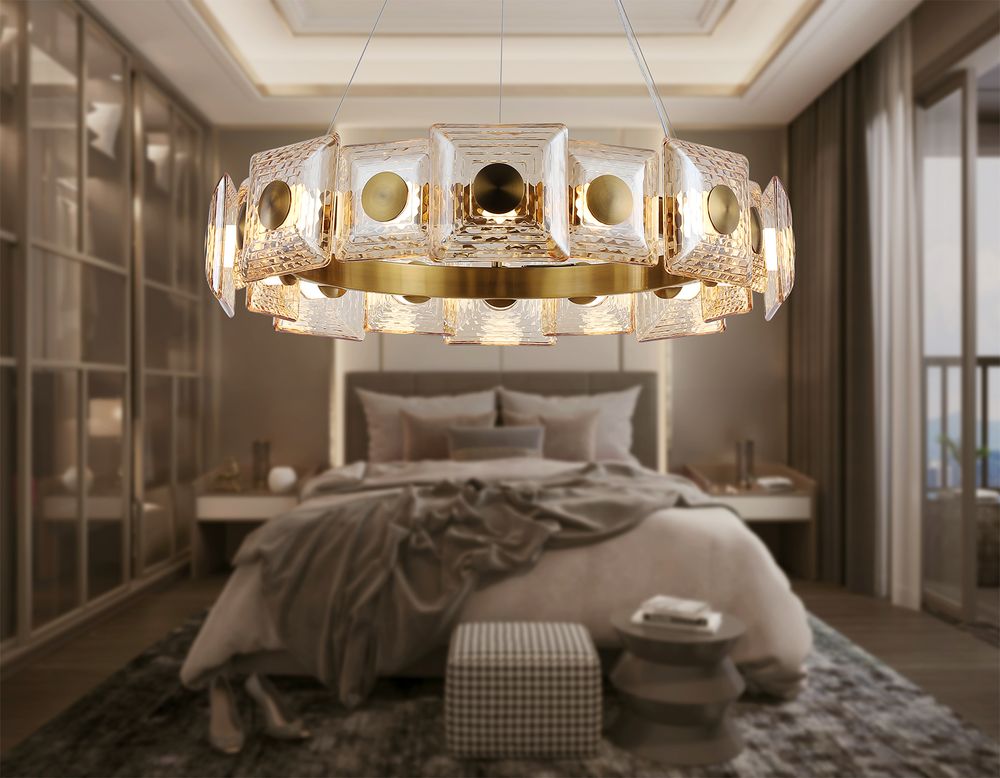 Ambrella Подвесная светодиодная люстра Crystal LH31027