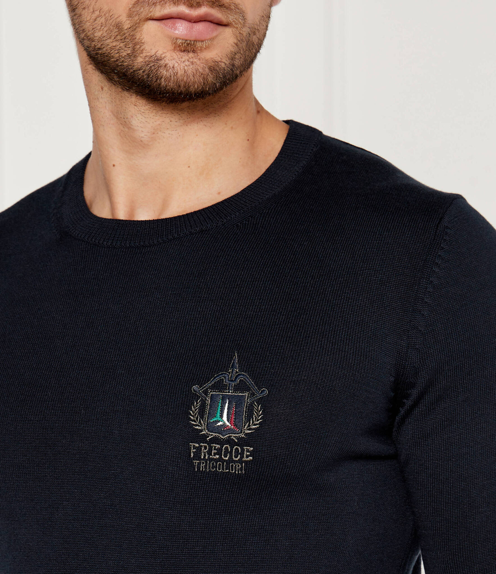 Свитер Aeronautica Militare - темно-синий(MA1513L506)