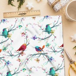 Ткань барби птичьи разговоры