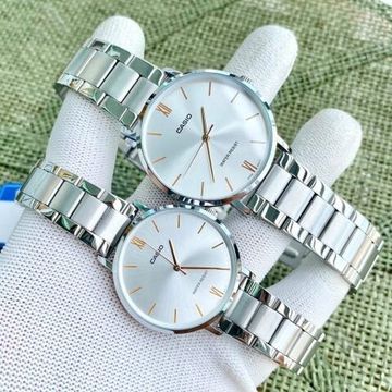 Парные часы Casio Standard: MTP-VT01D-7B и LTP-VT01D-7B