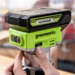 Фрезер кромочный аккумуляторный GREENWORKS  G24RO 24V, АКБ 2Ач и ЗУ 3502507CUA