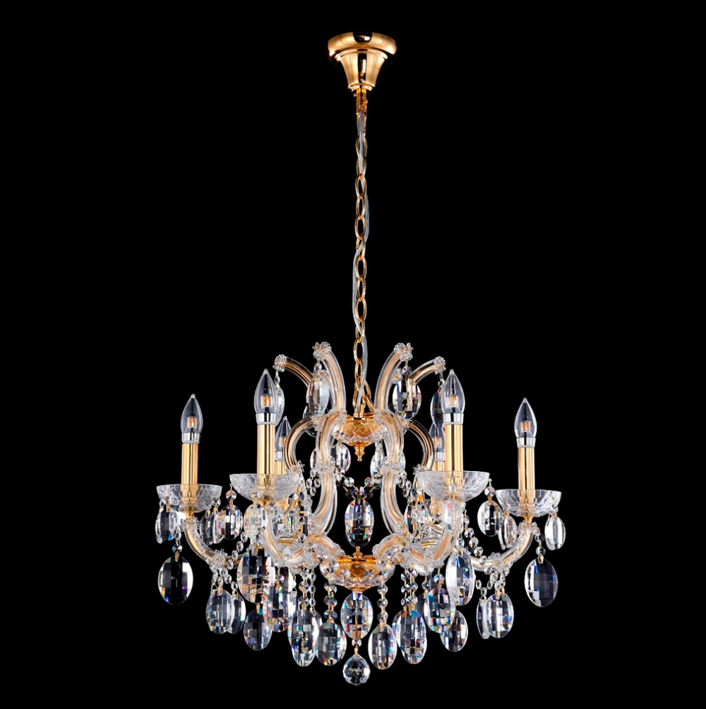Люстра Crystal Lux HOLLYWOOD SP6 GOLD