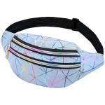 Сумка на пояс «Harizma», цвет голубой, 31*12 см