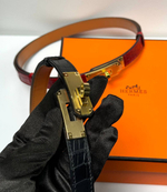 Ремень Hermes из кожи крокодила