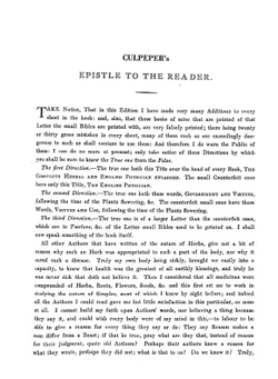 Culpeper's Complete herbal | N. Culpeper