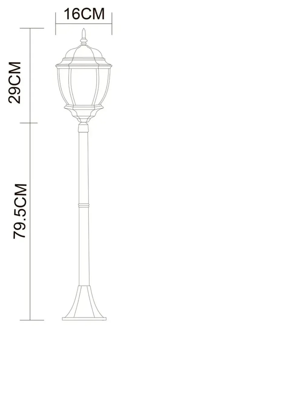 Парковый светильник Arte Lamp