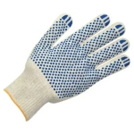 Перчатки ХБ с ПВХ 10 класс Точка 50гр (комплект 10 шт)