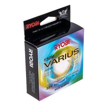 Шнур VARIUS PE8X-150MI 2.0# Multi Colour 0,235мм Ryobi