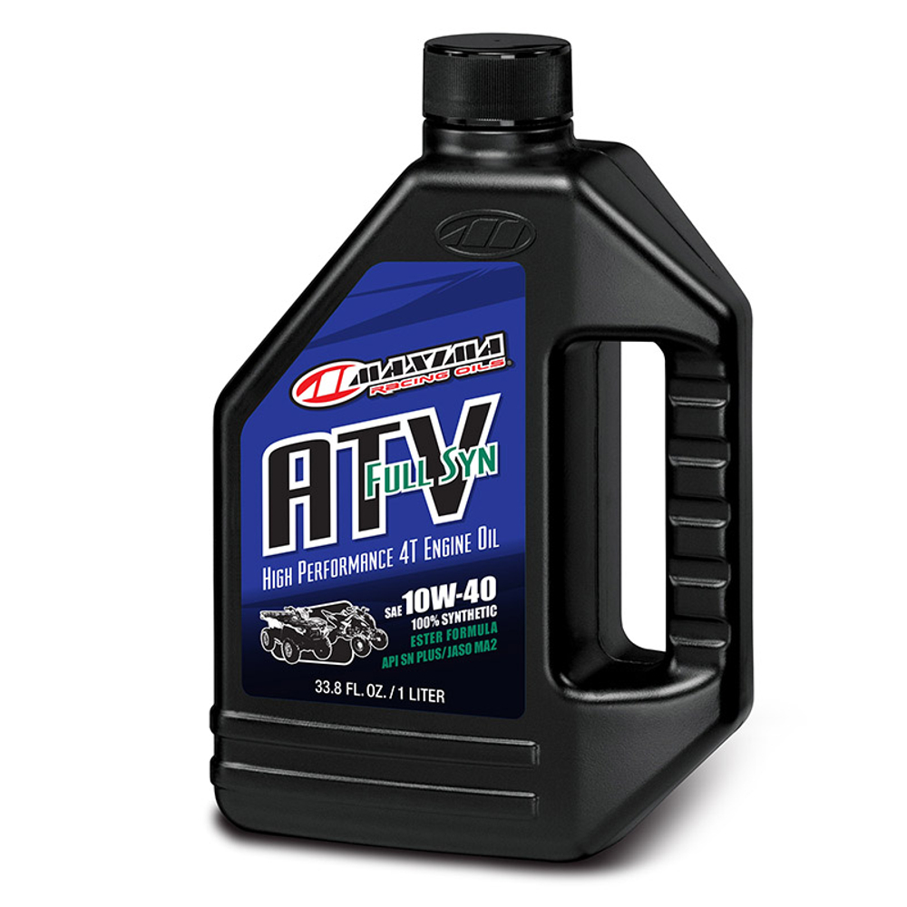 Масло Maxima Racing Oils ATV Full Syn, 10w40 (синтетическое для квадроциклов)