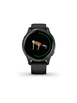 Garmin Venu черные с серым безелем мультиспортивные часы (010-02173-13)