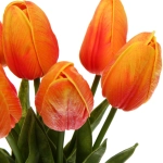 Цветы искусственные «Natur» 38см Тюльпаны 7шт желтые