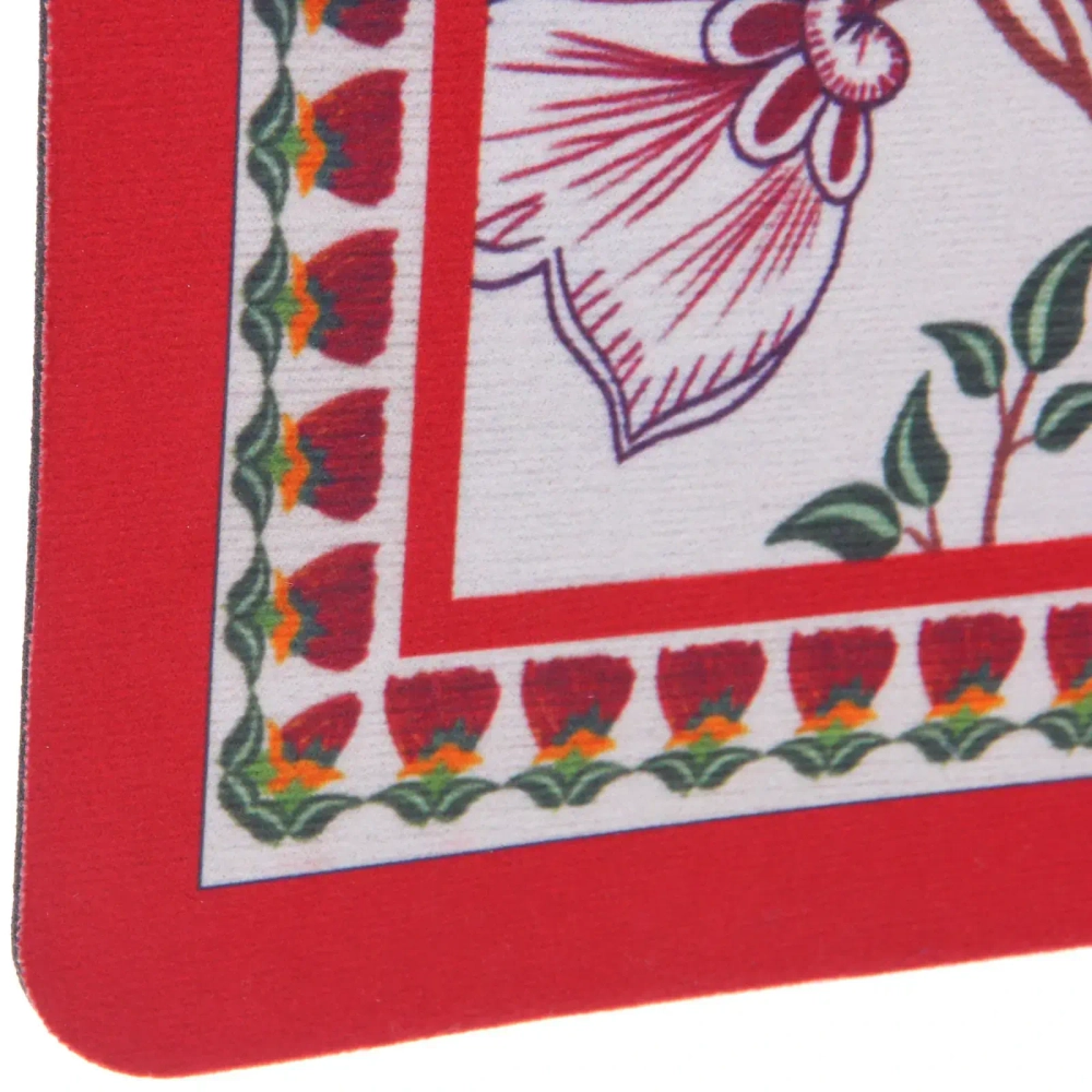 Коврик для ванной 38*58"Экзотические цветы»