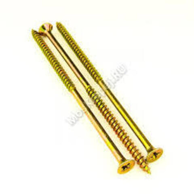 Саморезы универсальные желтые 6,0х140мм (40шт) КОРОБКА