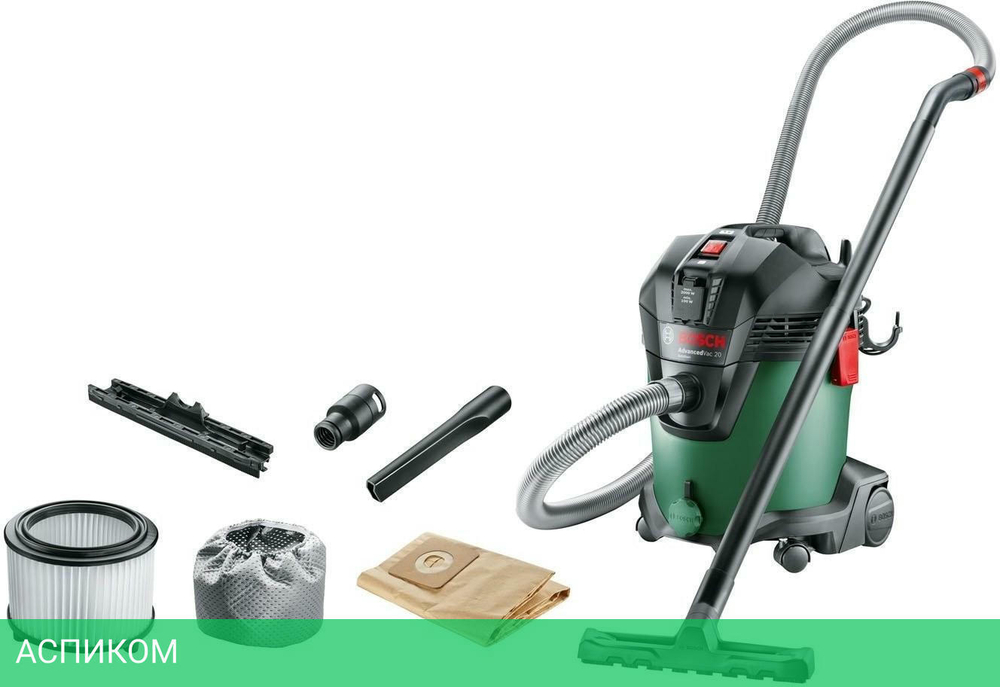 Пылесос Bosch AdvancedVac 20 зеленый (0.603.3D1.200)