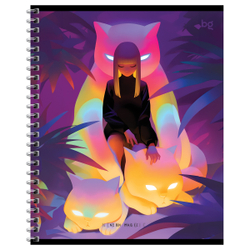 Тетрадь 96л., А5, клетка на гребне BG "Неон", эконом