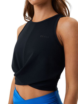 Женский топ теннисный Björn Borg Cross Tank - черный