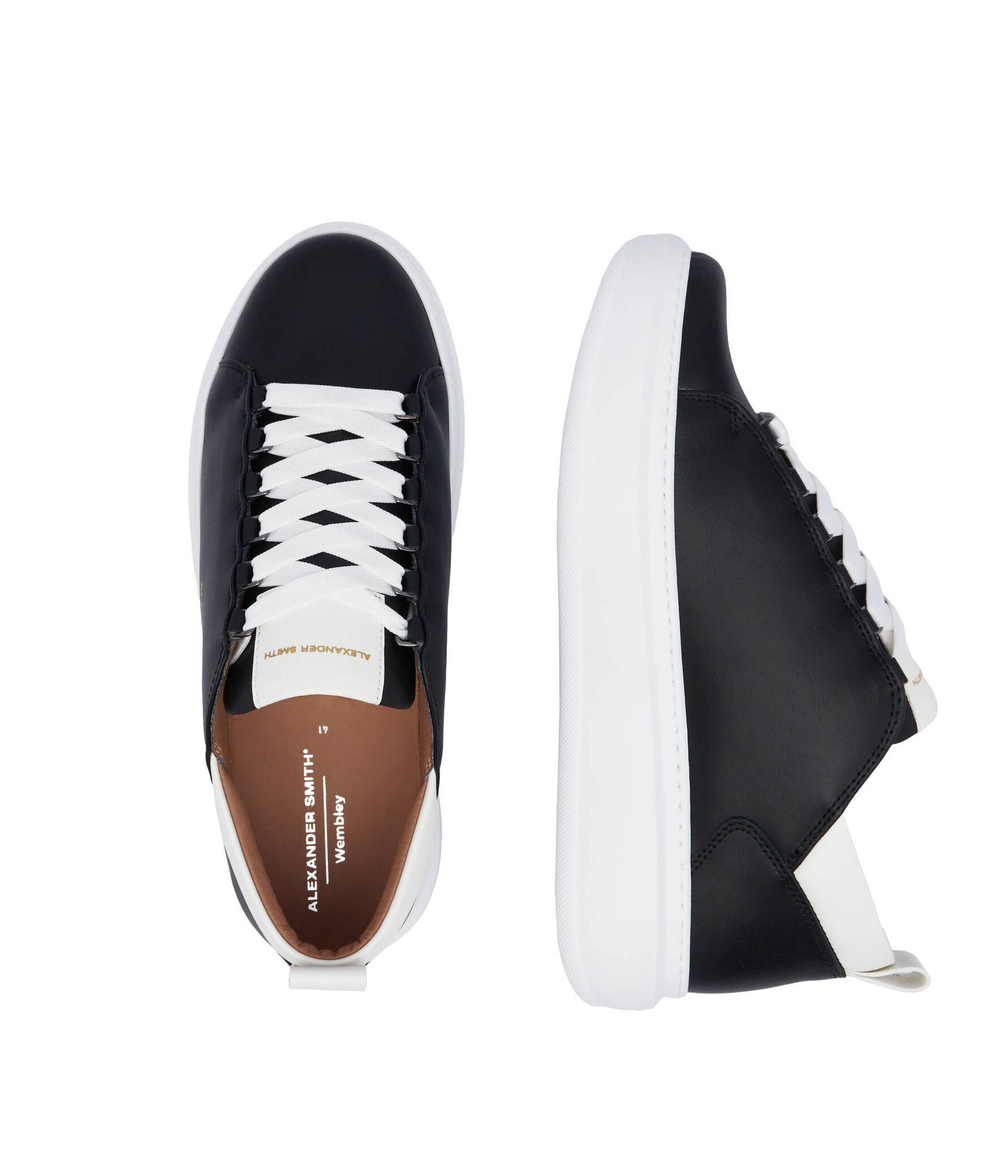 Кожаные кроссовки wembley Alexander Smith - черный(ASAZWYM2263)