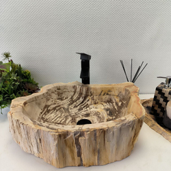 Раковина из окаменелого дерева Fossil Basin OD-02348 56*40*16 см